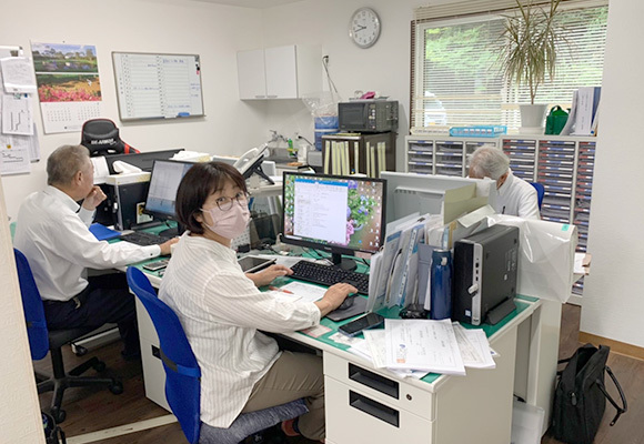 写真：社内風景