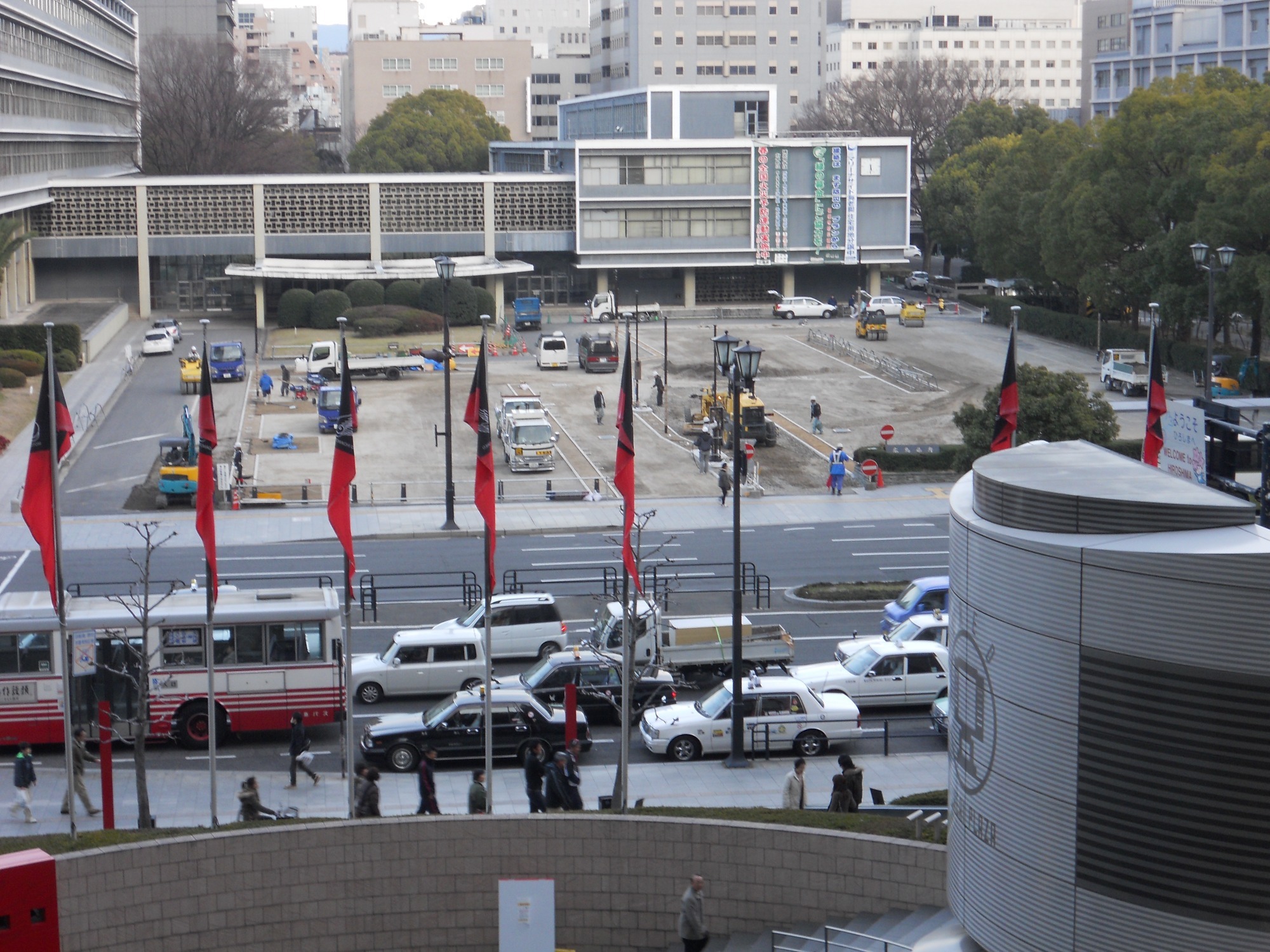 県庁駐車場工事